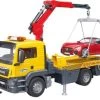 Bruder 03750 MAN TGS Abschlepp-LKW Mit Roadster Und L+S Module