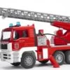 BRUDER 02771 TPS MAN Feuerwehr M. Drehleiter, Licht Und Sound