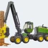 Bruder John Deere Harvester 1270G Mit Baumstamm