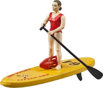 Bruder Bworld Set Life Guard Mit Stand Up Paddle -Spielzeugautos Verkauf 20312583 01