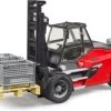 Bruder Gabelstapler Linde HT 160 Mit Palette + 3 Gitter