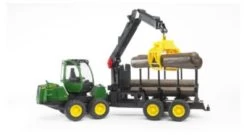 BRUDER 02133 John Deere 1210E Rückezug M. 4 Baumstämmen -Spielzeugautos Verkauf 2514139 04