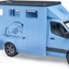 Bruder Mercedes Benz Sprinter Tiertransport Mit Einem Pferd