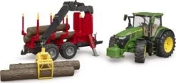 Bruder Traktor John Deere 7R350 Mit Rückeanhänger Und Vier Baumstämmen 11 Bruder Traktor John Deere 7R350 Mit Rückeanhänger Und Vier Baumstämmen -Spielzeugautos Verkauf 26203484 06