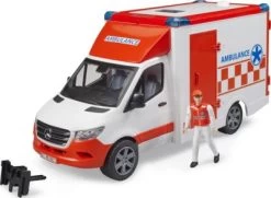 Bruder Mercedes Benz Sprinter Ambulanz Mit Fahrer, Licht Und Sound -Spielzeugautos Verkauf 26203490 04