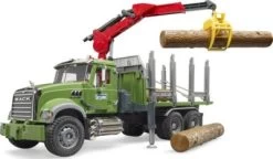BRUDER 02824 Mack LKW Holztransporter Mit Greifer 60cm -Spielzeugautos Verkauf 3731419 03