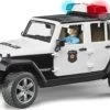 BRUDER 2526 Jeep Wrangler Unlimited Rubicon Mit Polizist 1:16