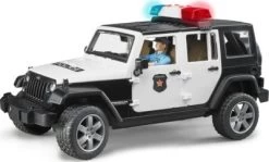 BRUDER 2526 Jeep Wrangler Unlimited Rubicon Mit Polizist 1:16