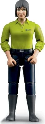 BRUDER 60405 Bworld Frau Helle Haut Dunkelblaue Hose