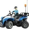 BRUDER 63010 Bworld Polizei Quad Mit Figur Und Ausstattung