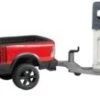 BRUDER 02501 RAM 2500 Power Wagon Mit Pferdetrailer Und Pferd