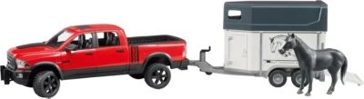 BRUDER 02501 RAM 2500 Power Wagon Mit Pferdetrailer Und Pferd -Spielzeugautos Verkauf 5427383 01