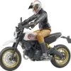 Bruder Scrambler Ducati Desert Sled Mit Fahrer