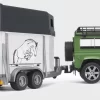 BRUDER 02592 - Land Rover Defender Pferdeanhänger