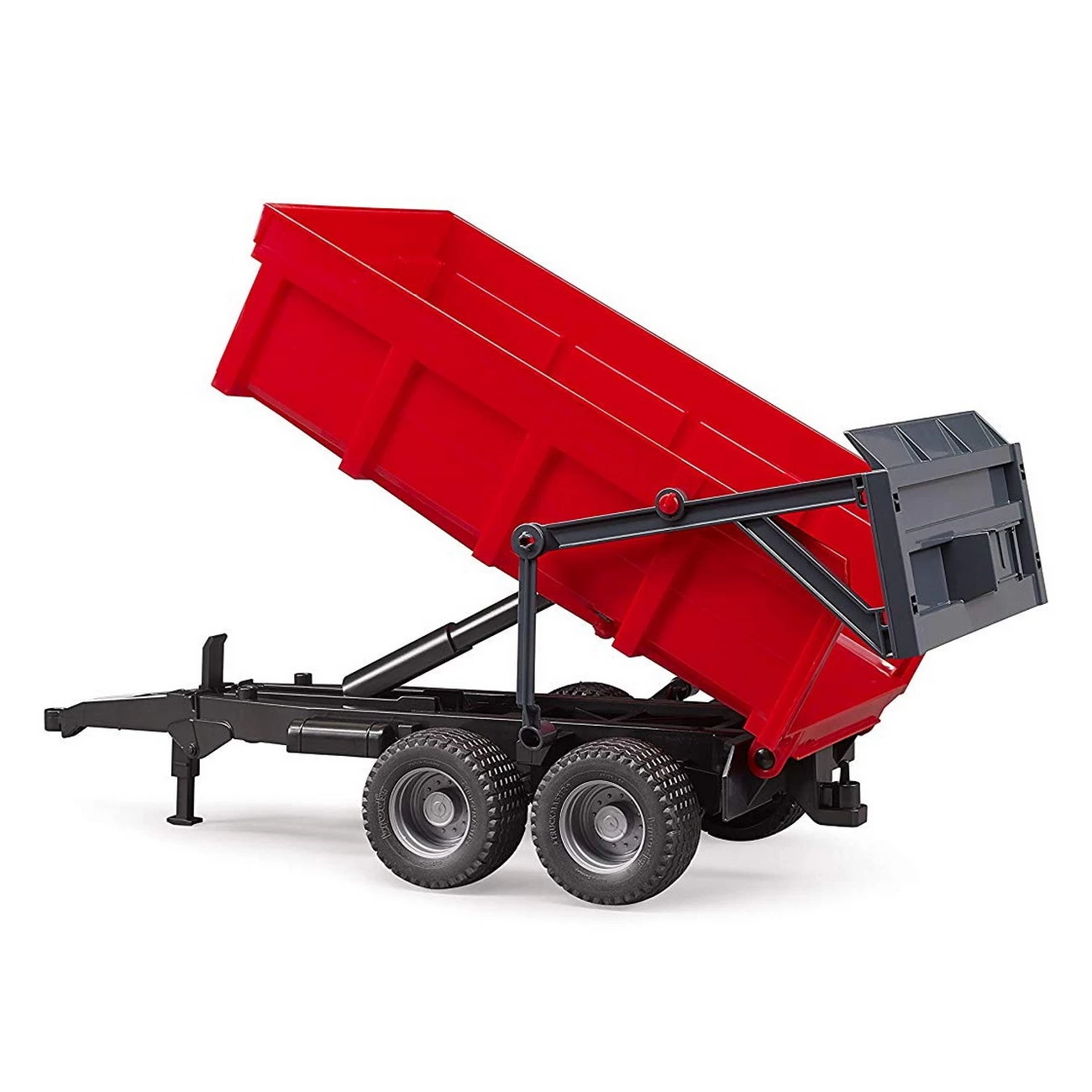 BRUDER 02211 - Wannenkippanhänger Rot M Automatikrückwand 2 BRUDER 02211 - Wannenkippanhänger Rot M Automatikrückwand – Bild 2