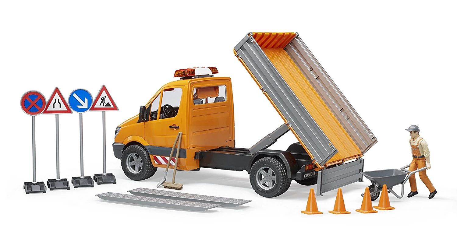 BRUDER 02537 - MB Sprinter Kommunal Mit Fahrer Und Zubehör 2 BRUDER 02537 - MB Sprinter Kommunal Mit Fahrer Und Zubehör – Bild 2