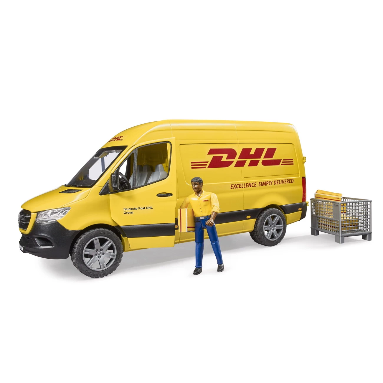BRUDER 02671 - MB Sprinter DHL Mit Fahrer 1 BRUDER 02671 - MB Sprinter DHL Mit Fahrer