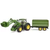 BRUDER 03155 - John Deere 7R 350 Mit Frontlader Anhänger