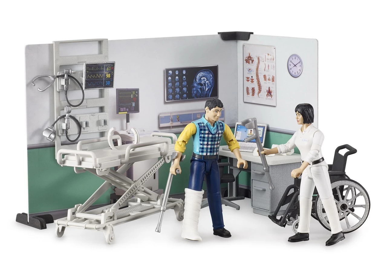 Bworld 62711 - Krankenstation Mit Figuren (Bruder) 1 Bworld 62711 - Krankenstation Mit Figuren (Bruder)