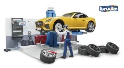 Bworld 62110 - PKW-Werkstatt Mit Figur (Bruder) -Spielzeugautos Verkauf bworld 62110 pkw werkstatt mit figur bruder