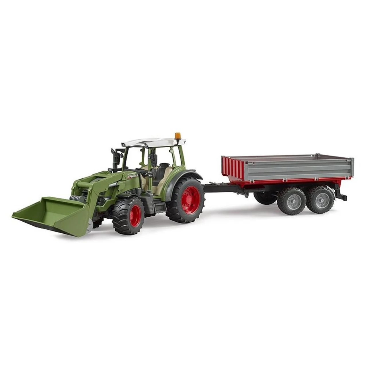Bruder 02182 Traktor Fendt Vario 211 Mit Frontlader Und Bordwandanhänger 1:16 Grün 1 Bruder 02182 Traktor Fendt Vario 211 Mit Frontlader Und Bordwandanhänger 1:16 Grün