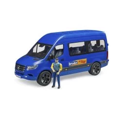 Bruder 02681 MB Sprinter Transfer Mit Fahrer 1:16 Fahrzeug Transporter Bus Auto