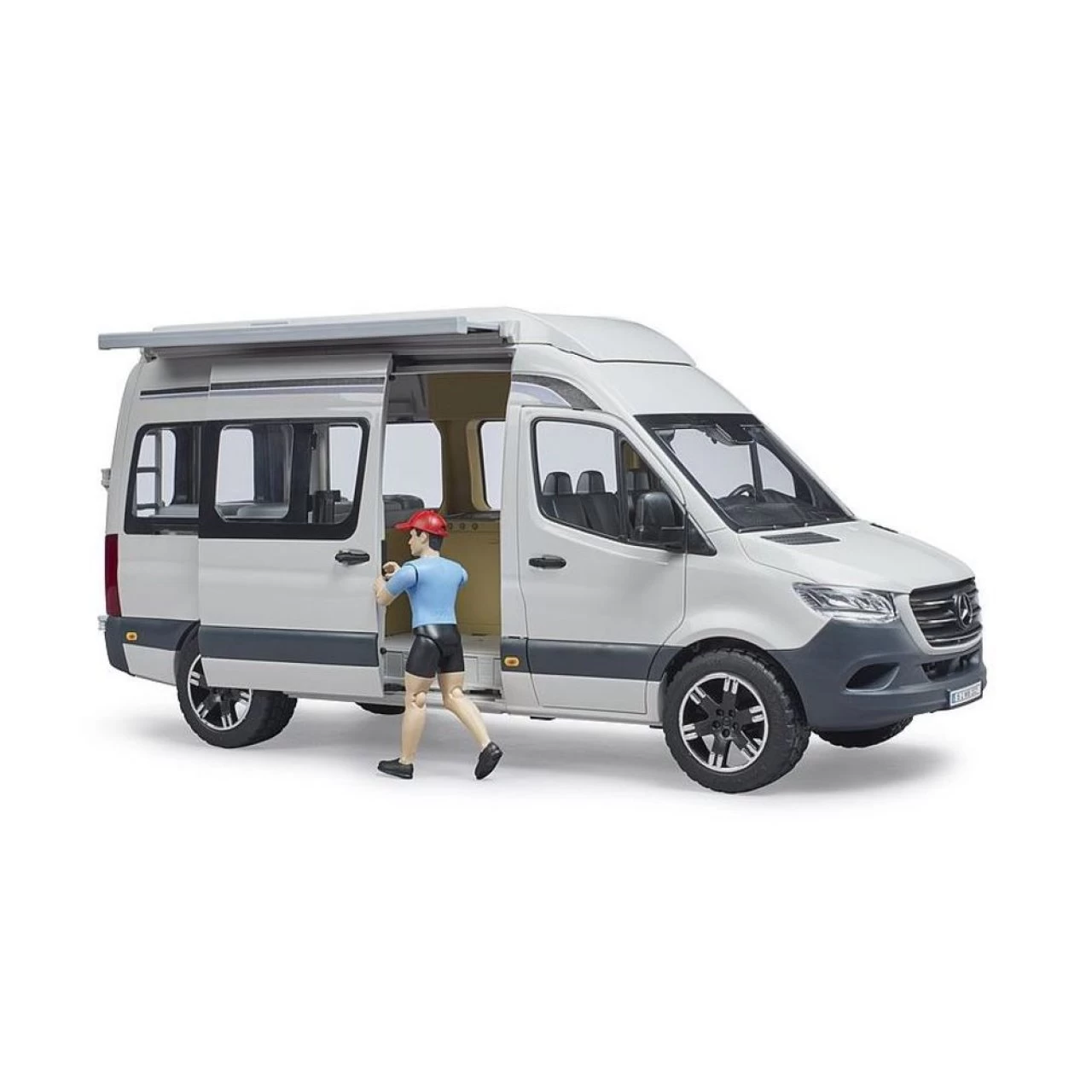 Bruder Mercedes Benz Sprinter Camper Mit Fahrer 1:16 Spielzeugauto Camping Fahrzeug Weiß 2 Bruder Mercedes Benz Sprinter Camper Mit Fahrer 1:16 Spielzeugauto Camping Fahrzeug Weiß – Bild 2