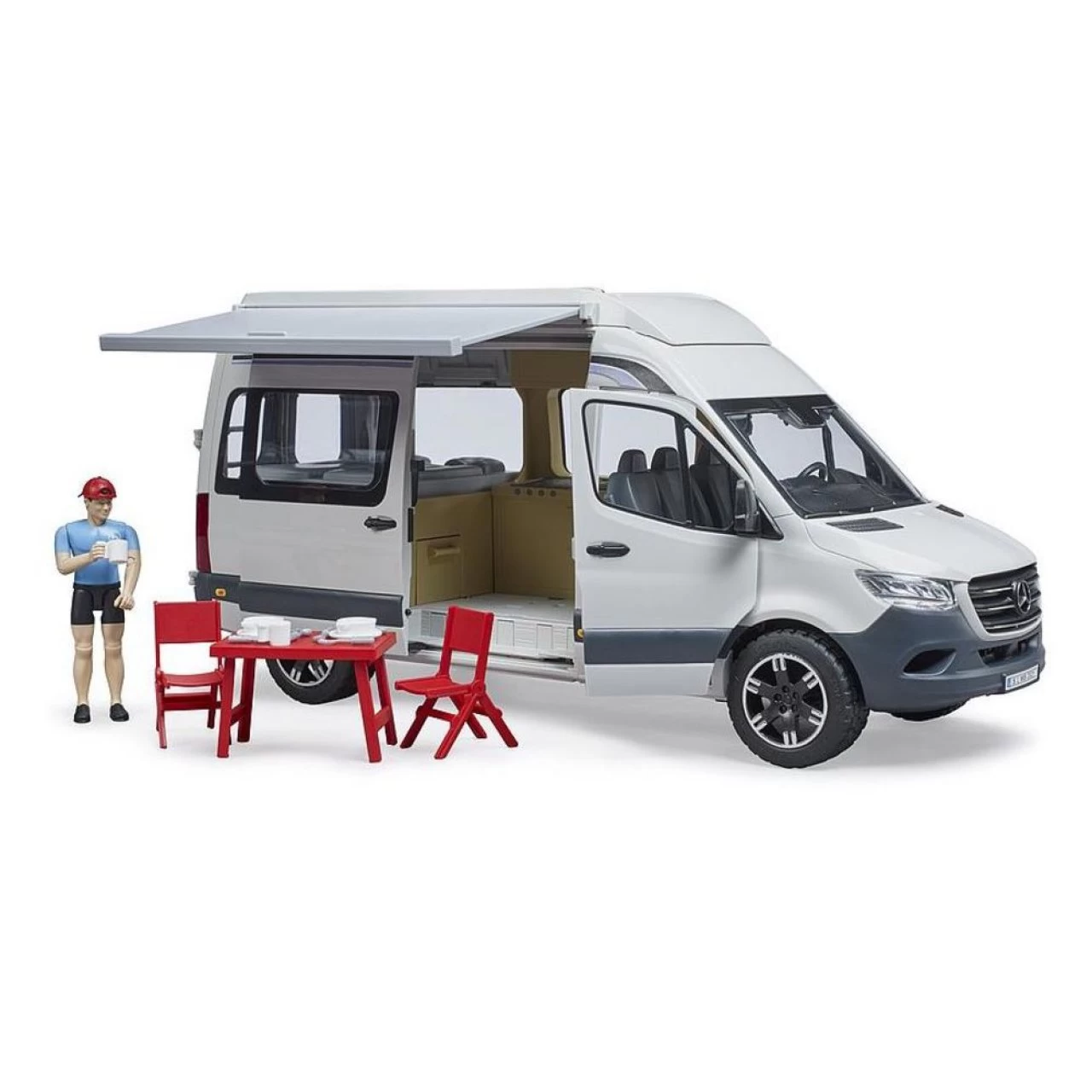 Bruder Mercedes Benz Sprinter Camper Mit Fahrer 1:16 Spielzeugauto Camping Fahrzeug Weiß 4 Bruder Mercedes Benz Sprinter Camper Mit Fahrer 1:16 Spielzeugauto Camping Fahrzeug Weiß – Bild 4