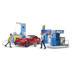 Bruder Bworld 62111 Tankstelle Mit Fahrzeug Und Waschplatz Spielset -Spielzeugautos Verkauf xbru 10236431 3 1280x1280