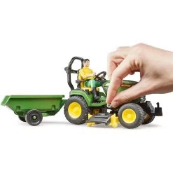 Bruder 62104 - Bruder World John Deere Sitzrasenmäher Mit Anhänger Und Gärtner -Spielzeugautos Verkauf xbru 10260238 2 1280x1280