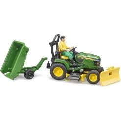 Bruder 62104 - Bruder World John Deere Sitzrasenmäher Mit Anhänger Und Gärtner -Spielzeugautos Verkauf xbru 10260238 3 1280x1280