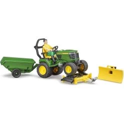 Bruder 62104 - Bruder World John Deere Sitzrasenmäher Mit Anhänger Und Gärtner -Spielzeugautos Verkauf xbru 10260238 6 1280x1280