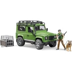 Bruder 02587 - Land Rover Defender Station Wagon Mit Förster Und Hund Spielzeug Auto Jungs Grün -Spielzeugautos Verkauf xbru 10260240 2 1280x1280