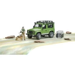 Bruder 02587 - Land Rover Defender Station Wagon Mit Förster Und Hund Spielzeug Auto Jungs Grün -Spielzeugautos Verkauf xbru 10260240 7 1280x1280