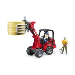 Bruder 02192 - Schäffer Hoflader 02630 Mit Ballengreifzange Und Einem Rundballen -Spielzeugautos Verkauf xbru 2192 8 1280x1280