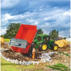 Bruder 02211 Wannenkippanhänger Mit Automatikrückwand Anhänger Für Traktor Landwirtschaft -Spielzeugautos Verkauf xbru 2211 2 1280x1280