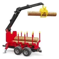 Bruder 02252 Rückeanhänger Mit Ladekran 4 Baumstämme Und Holzgreifer 1:16 -Spielzeugautos Verkauf xbru 2252 2 1280x1280