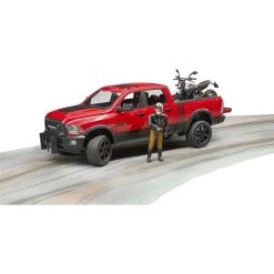 Bruder 02502 RAM 2500 Power Wagon Geländewagen Mit Motorrad Und Fahrer 1:16 Rot -Spielzeugautos Verkauf xbru 2502 6 1280x1280