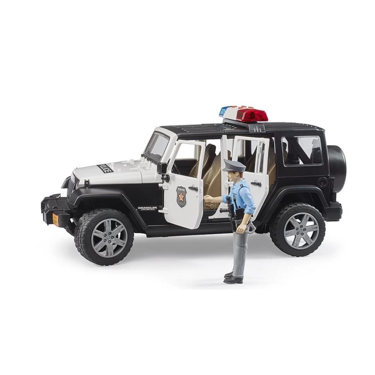 Bruder 02526 - Jeep Wrangler Polizeifahrzeug 1:16 Spielzeugauto Modellauto 2 Bruder 02526 - Jeep Wrangler Polizeifahrzeug 1:16 Spielzeugauto Modellauto – Bild 2