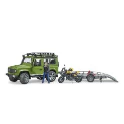 Bruder 02589 Land Rover Defender Mit Anhänger, Scrambler Ducati Full Throttle Und Fahrer 8 Bruder 02589 Land Rover Defender Mit Anhänger, Scrambler Ducati Full Throttle Und Fahrer -Spielzeugautos Verkauf xbru 2589 3 1280x1280