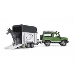 Bruder 2592 - Land Rover Defender Mit Pferdeanhänger