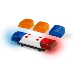 Bruder 02802 Licht Und Sound Modul Zubehör Für Spielzeugauto 1:16 Polizei Feuerwehr Einsatzfahrzeug Blinklicht Geräusche Abschaltautomatik