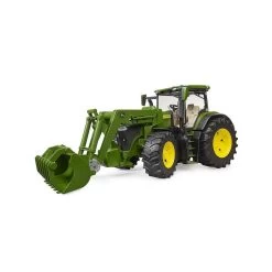 Bruder Traktor John Deere 7R350 Mit Frontlader Grün Spielzeugtraktor Spielzeugauto