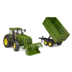 Bruder Traktor John Deere 7R 350 Mit Frontlader Und Anhänger Grün Spielzeugtraktor -Spielzeugautos Verkauf xbru 3155 2 1280x1280