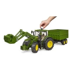 Bruder Traktor John Deere 7R 350 Mit Frontlader Und Anhänger Grün Spielzeugtraktor -Spielzeugautos Verkauf xbru 3155 3 1280x1280