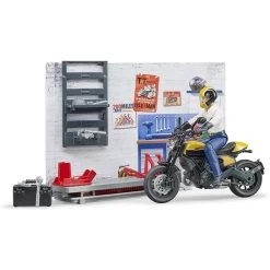Bruder 62102 Bworld Motorradwerkstatt Mit Scrambler Ducati Full Throttle -Spielzeugautos Verkauf xbru 62102 5 1280x1280