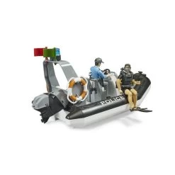 Bruder Bworld Polizei Schlauchboot Mit Licht + 2 Figuren 1:16 Polizeiboot Taucher -Spielzeugautos Verkauf xbru 62733 3 1280x1280