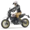 Bruder 63051 Scrambler Ducati Desert Sled Mit Fahrer Motorrad