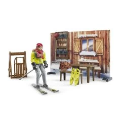 Bruder Bworld 63102 Berghütte Mit Snowmobil Spielfigur Und Austattung -Spielzeugautos Verkauf xbru 63102 2 1280x1280