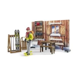 Bruder Bworld 63102 Berghütte Mit Snowmobil Spielfigur Und Austattung -Spielzeugautos Verkauf xbru 63102 4 1280x1280
